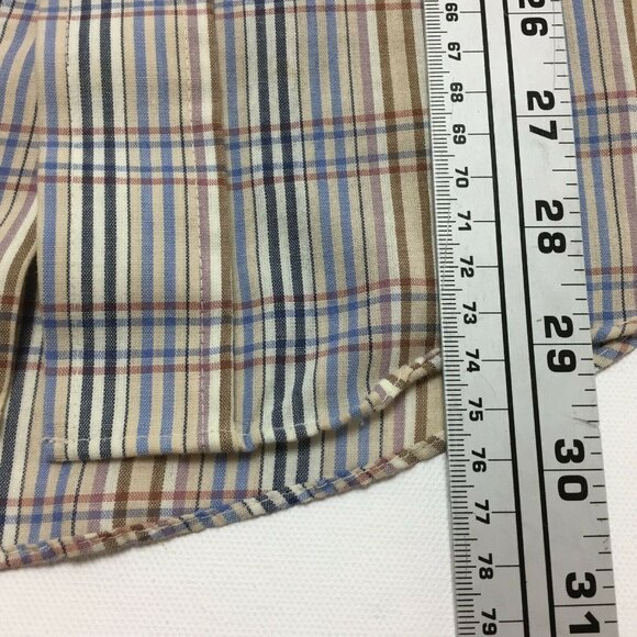 Vintage Levis Mens Western Pearl Snap Button Plaid Shirt Rockabilly Size Large - Picture 7 of 8